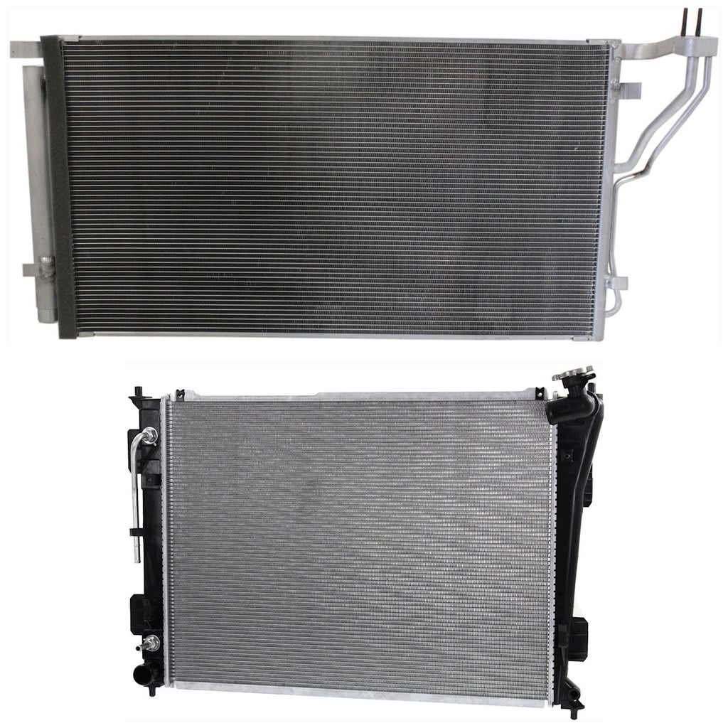 Radiators for Kia Cadenza, Optima, Hyundai Azera, Sonata (2011–2013)