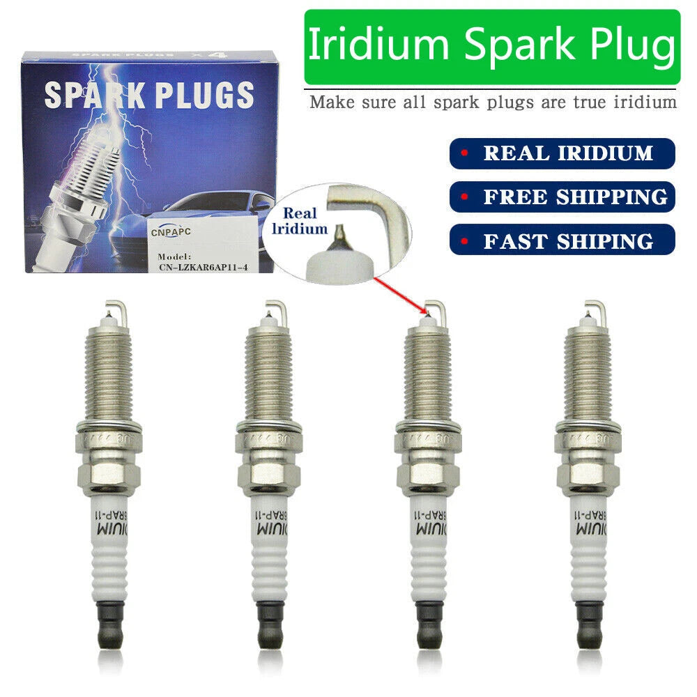 Set of 4 Iridium Spark Plugs 90919-01275 SC16HR11 for Toyota Corolla Prius Lexus