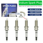 Set of 4 Iridium Spark Plugs 90919-01275 SC16HR11 for Toyota Corolla Prius Lexus