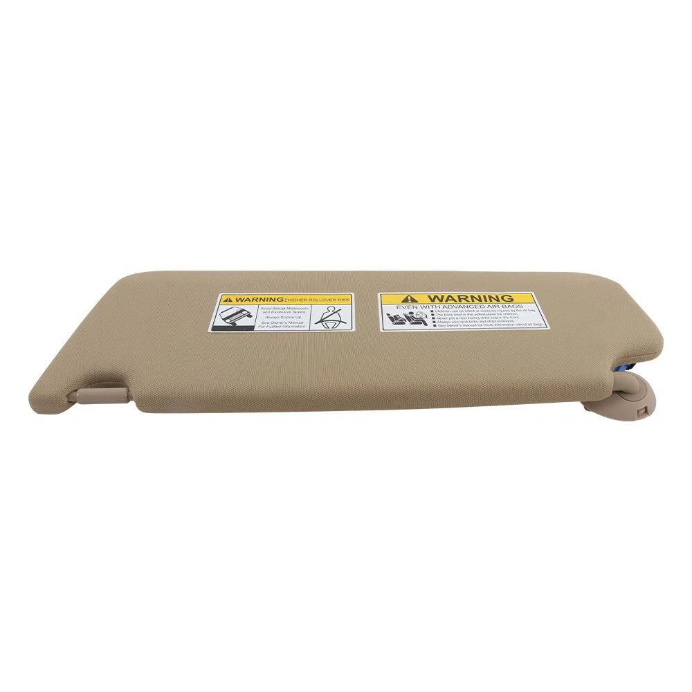 Right Side Beige Plastic Sun Visor for Honda Pilot (2017-2021)