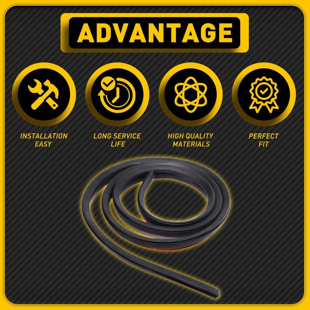1.8m Front Windshield Rubber Seal Strip for Universal Fit (EXV)