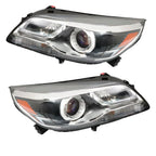 Set of 2 HID Front Headlights for Chevy Malibu (2013–2016)