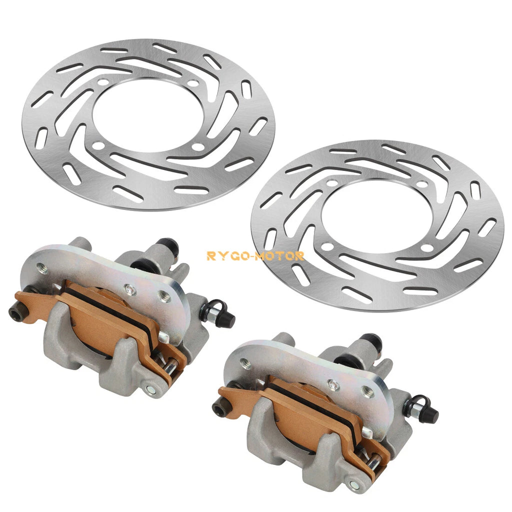 Front Brake Calipers & Disc Rotors for Yamaha Kodiak 700 YFM700 (2016–2020)