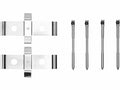 Front Brake Hardware Kit for Jaguar S Type R (2003–2005) VB748ZQ
