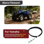 Rear Parking Brake Cable for Yamaha Grizzly 350 IRS / Grizzly 450 (2007–2011)