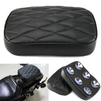 Rear Rectangle Pillion Passenger Seat Pad for Harley Softail Dyna