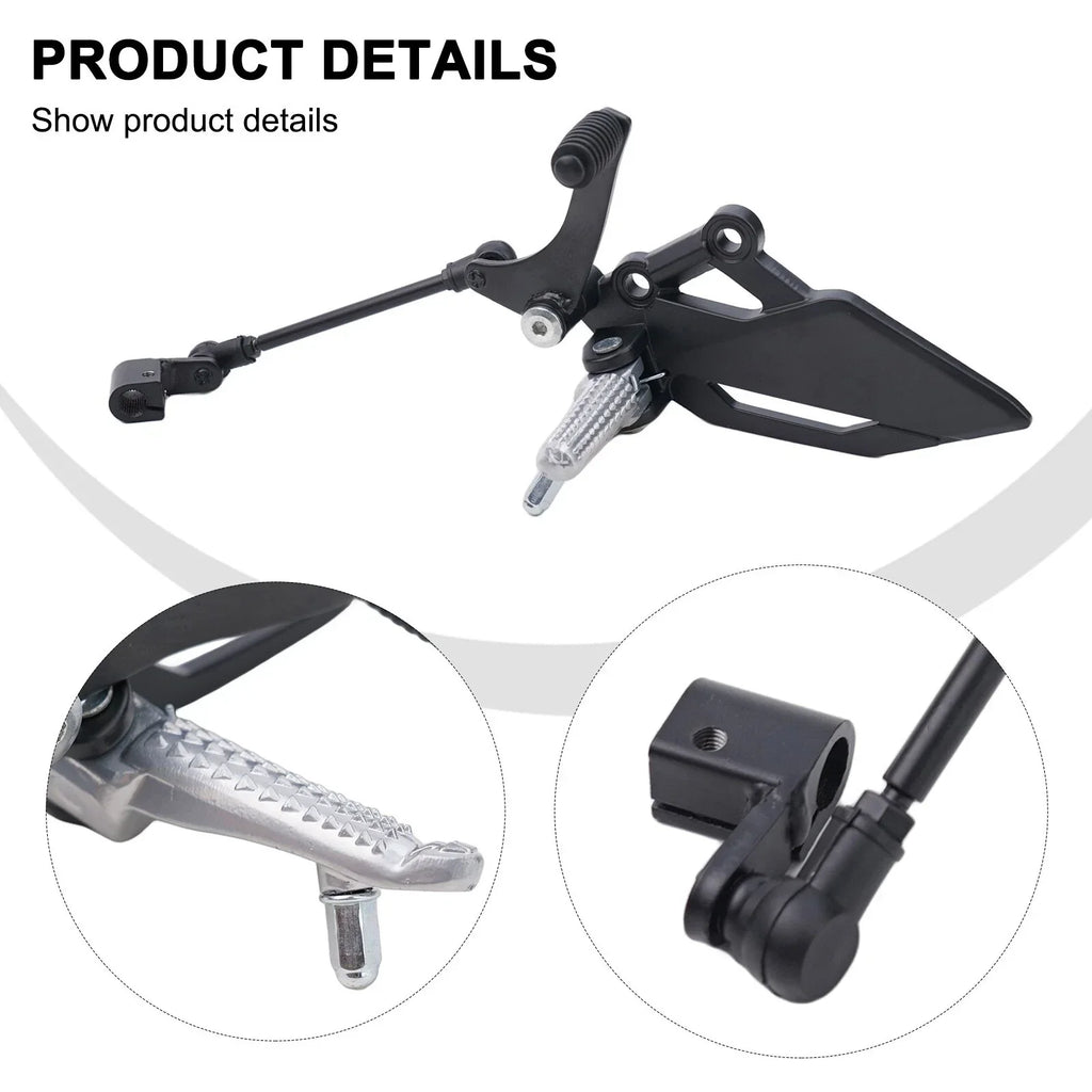 Left Foot Peg Bracket Brake Pedal High Temp Paint for Kawasaki EX 250R