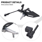 Left Foot Peg Bracket Brake Pedal High Temp Paint for Kawasaki EX 250R