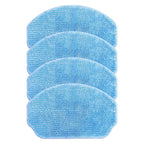 10X Mop Cloths for Nedis WIFIVCR001CBK Robot Vacuum Cleaner
