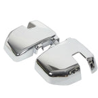 Chrome Mirror Covers with Turn Signal for Ford F250 F350 F450 Super Duty (2017–2022)