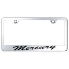Script Name on Stainless Steel Plate Frame - Officially Licensed for Mercury