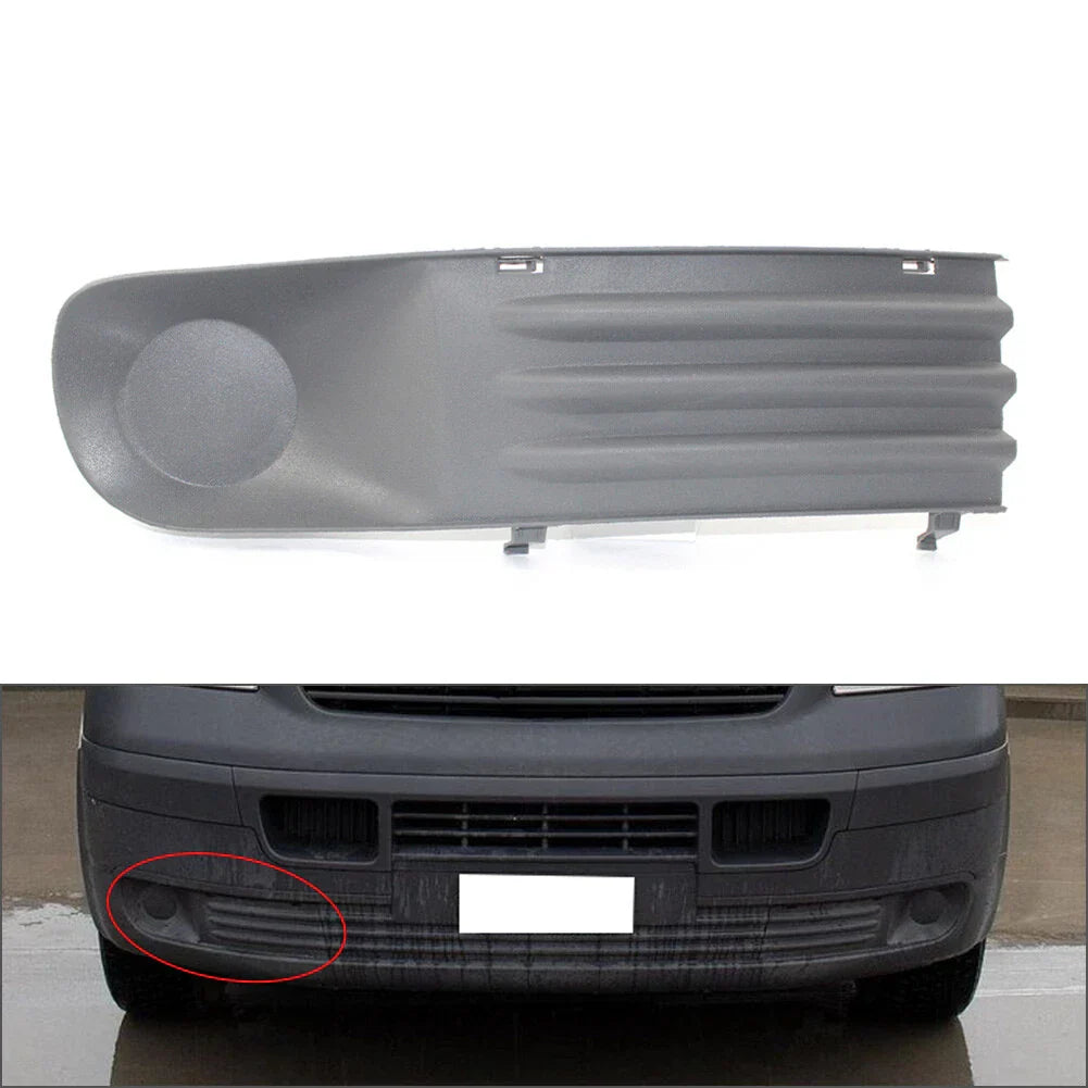 Right Front Bumper Fog Light Grille for VW Transporter T5 T28 T30 (2003-2009)