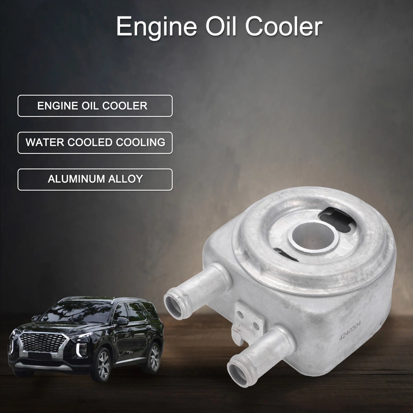 Engine Oil Cooler with Seals for Hyundai Tucson (2016–2023) No. 264102G000