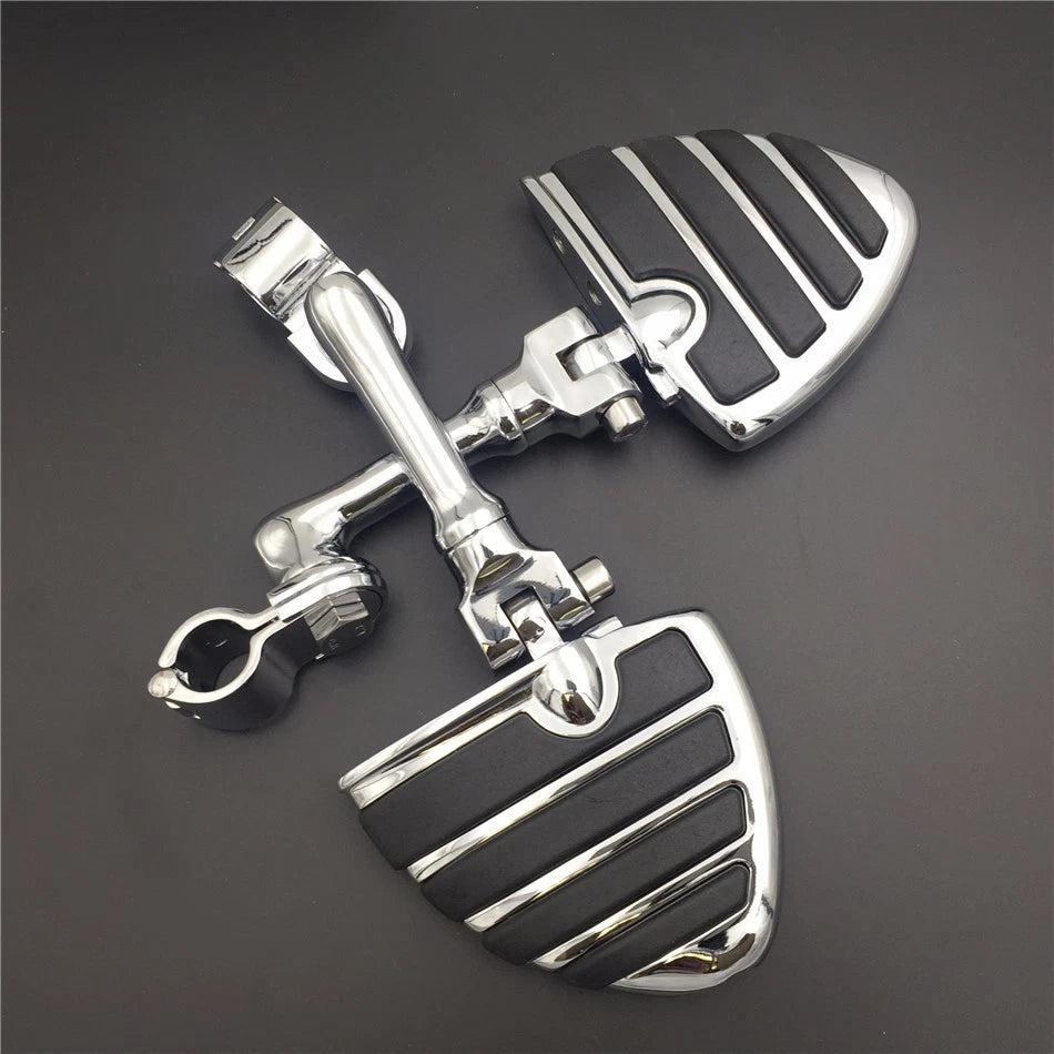 Chrome 1" U FootPeg for Honda GoldWing VTX1300 Shadow Valkyrie (2001–2008)