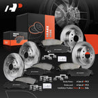 Disc Brake Rotor & Ceramic Pad Set for Chevy Silverado 1500