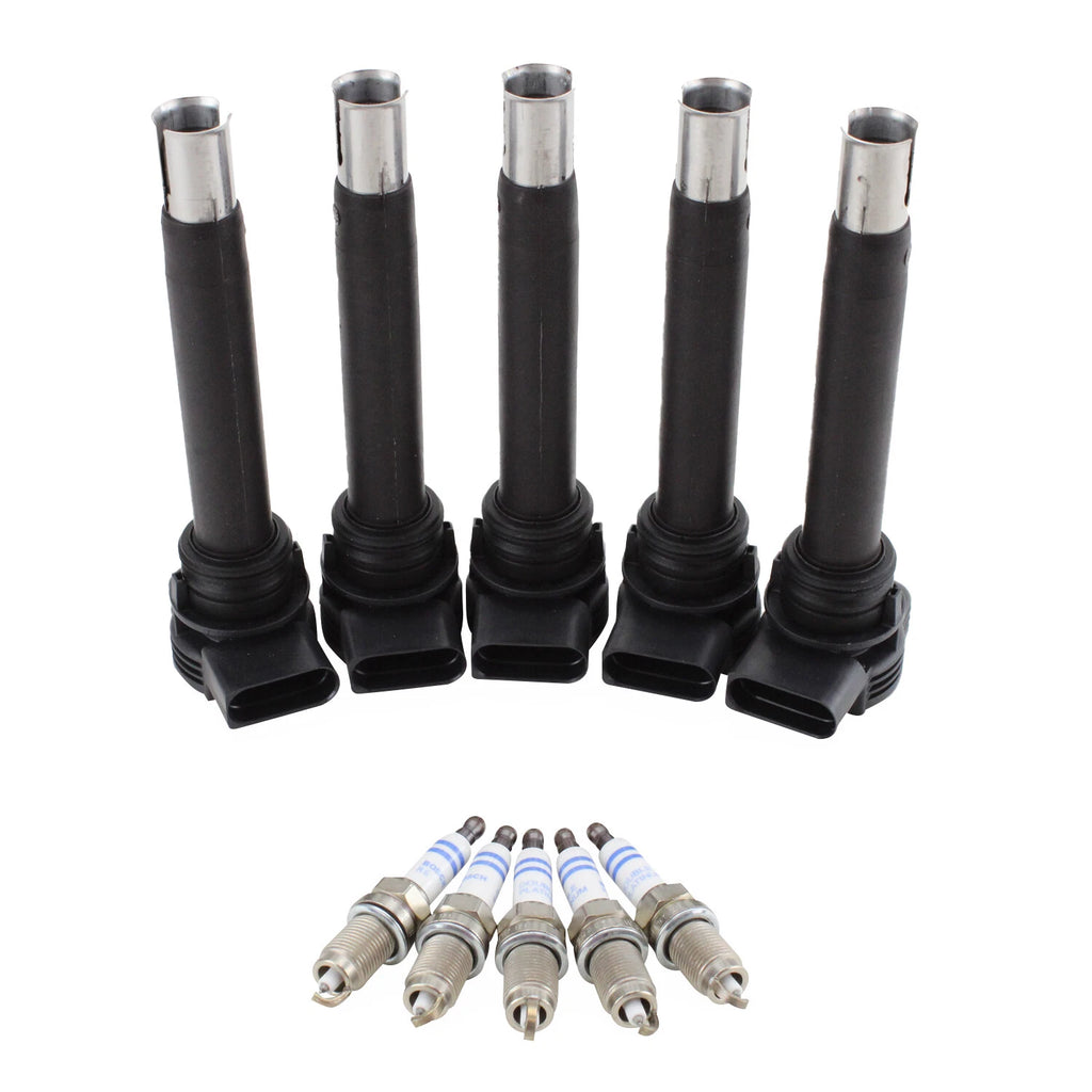 Set of 5 Ignition Coils for Volkswagen Golf (L5)