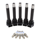 Set of 5 Ignition Coils for Volkswagen Golf (L5)