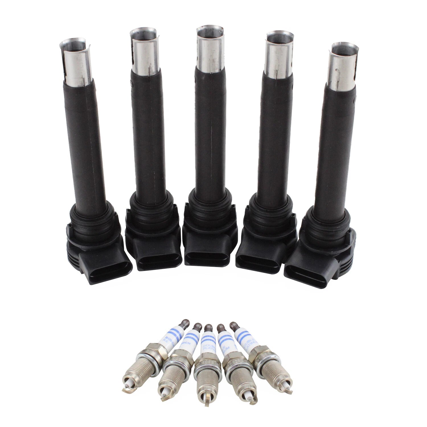 Set of 5 Ignition Coils for Volkswagen Golf (L5)