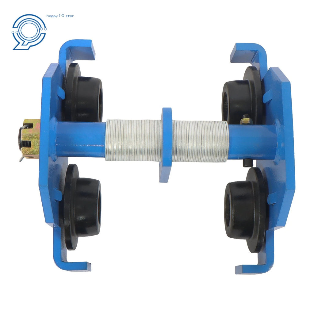 2X Dual Wheels I-Beam Trolley for Adjustable 65-180mm (2 Ton Capacity)