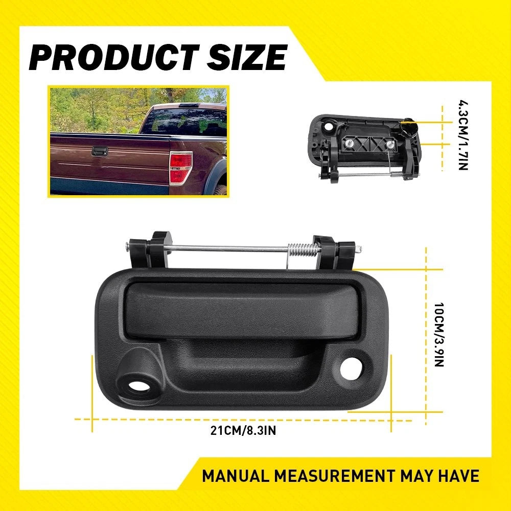 Tailgate Handle for Ford F-150 (2004–2013) Black Textured Lever