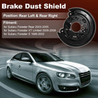 Set of 2 Wheel Brake Dust Shields for Subaru Forester (2014–2020) 26255AA061/26255AA071
