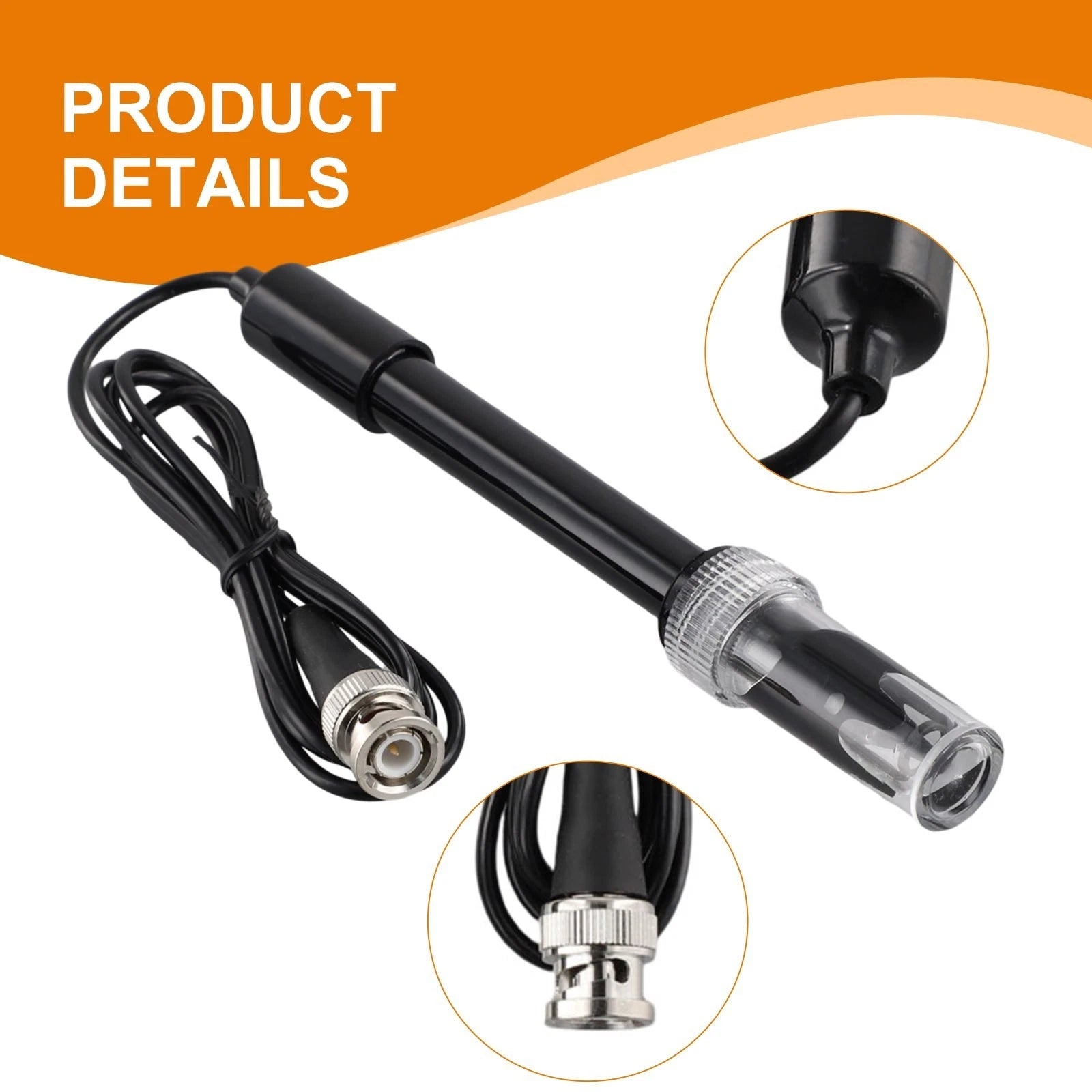 pH Electrode Probe for Reliable pH Monitoring (Universal Fit)