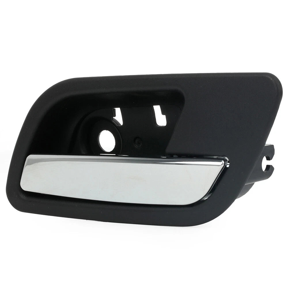 Black and Chrome Interior Rear Right Door Handle for Chevy GMC
