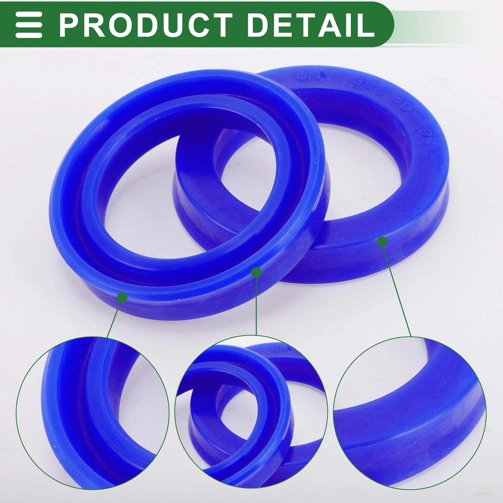Set of 5 Oil Seal Rotary Shaft Seal 35x50x9mm TPU High Pressure