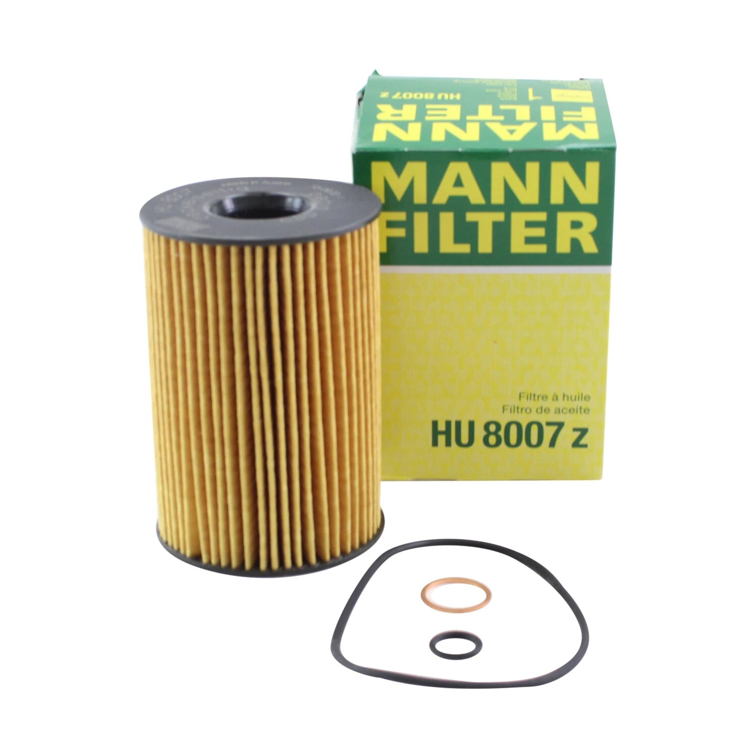 Engine Oil Filter Mann HU8007z for BMW F01 F02 F06 F07 F10 F13 F15 F16 G12 E70 (2008–2020)