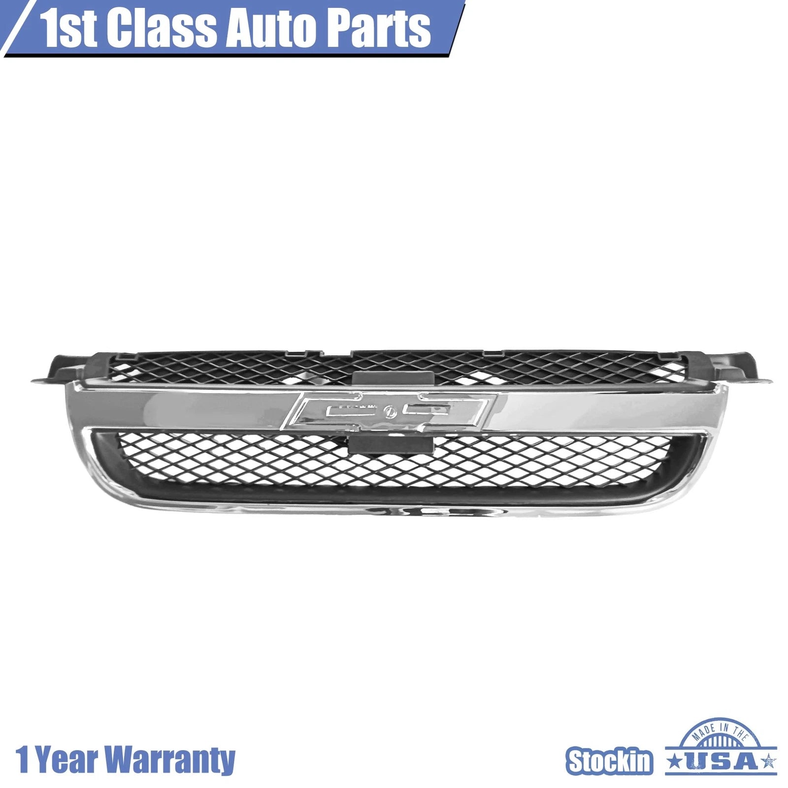 Chrome Black Grille Assembly for Chevrolet Aveo Sedan (2007–2011)