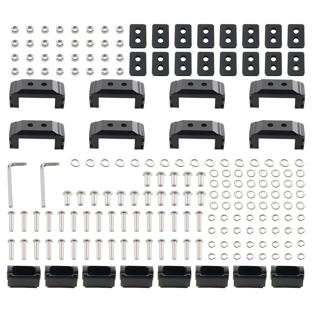Set of 8 Off-Road LED Light Mounting Brackets for Crosshair Series 5" Pods