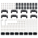 Set of 8 Off-Road LED Light Mounting Brackets for Crosshair Series 5" Pods