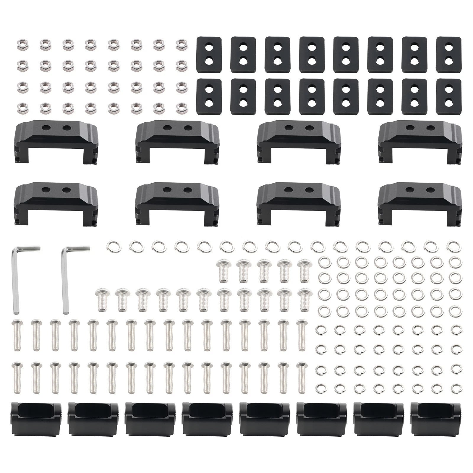 Set of 8 Off-Road LED Light Mounting Brackets for Crosshair Series 5" Pods
