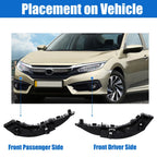 1 Pair Front Bumper Bracket for Honda Civic (2006–2011) Left Right Side