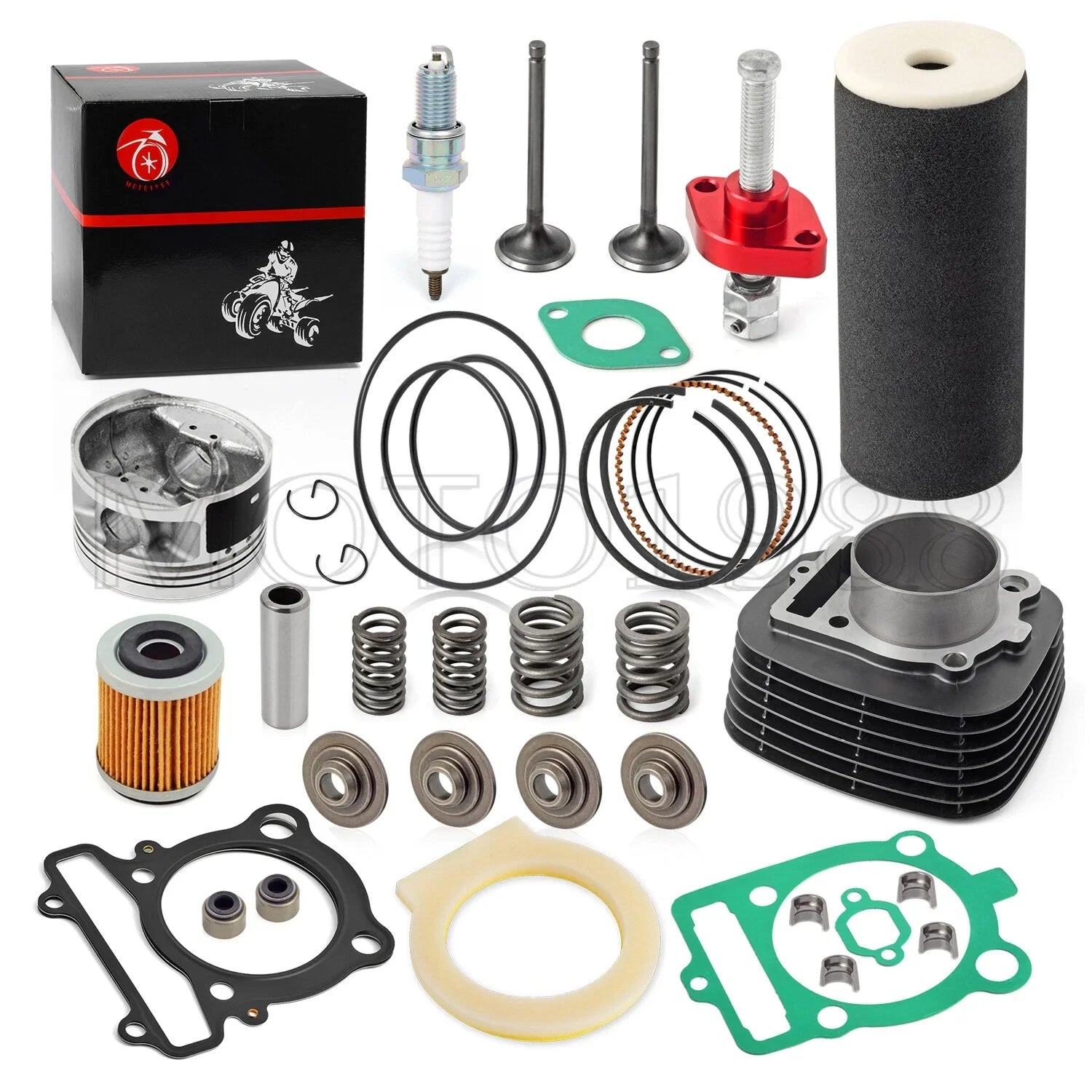 Head Piston Gasket Top End Kit for Yamaha Warrior 350