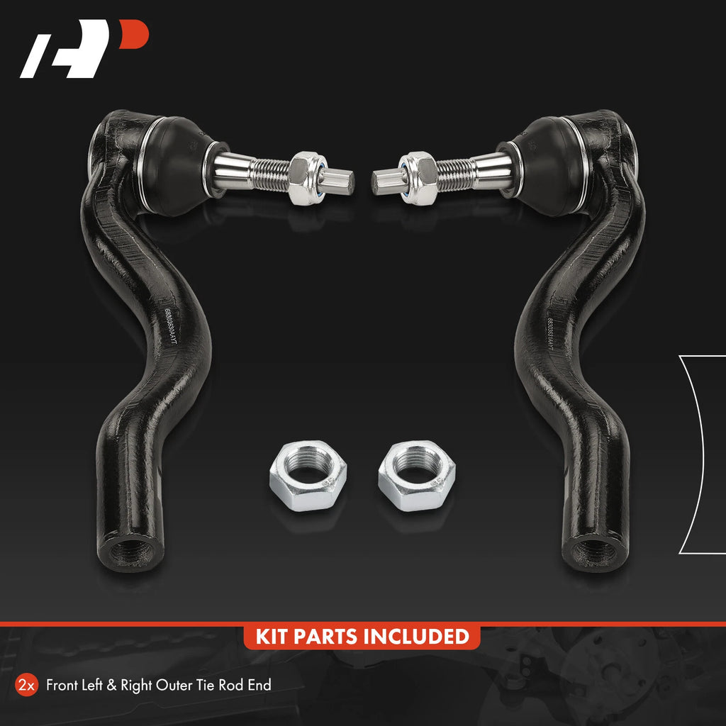 2X Front Outer Tie Rod for Jeep Grand Cherokee (2016-2021) Dodge Durango