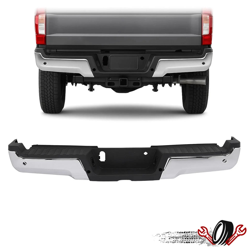 Chrome Rear Bumper Assembly for Ford F250 Super Duty (2017–2022)