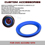 Engine Start Button Ring Trim Cover for Honda Civic Accord (2016-2021)