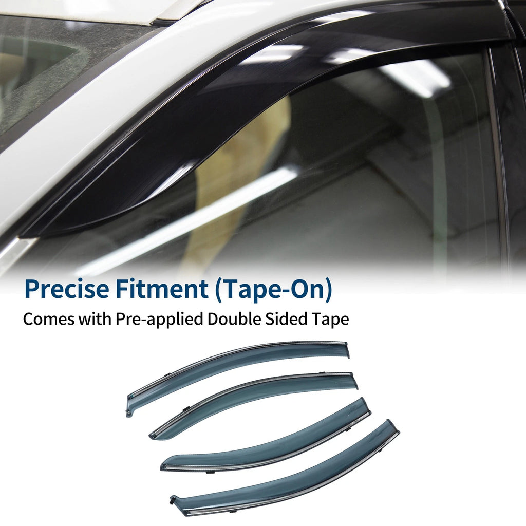 Car Window Deflectors for Chevrolet Aveo Sedan (2007–2010) - Side Vent Visors