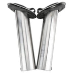 Set of 4 Stainless Steel Fishing Rod Holders 30 Degrees for Marine Boat