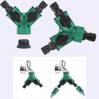 2-Way Hose Pipe Splitter for Efficient Water Distribution