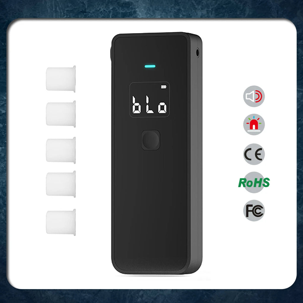 Portable Digital Breath Alcohol Tester for All Vehicles 