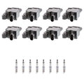 Set of 8 Ignition Coils & NGK Iridium Spark Plugs for Camaro Tahoe Yukon (V8)