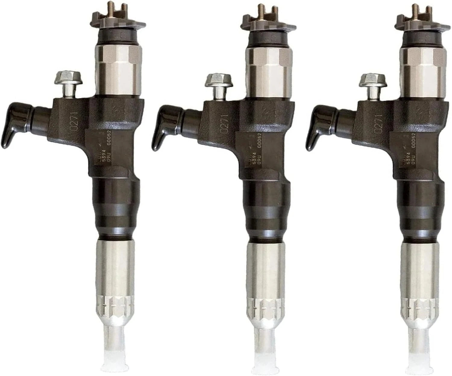 3X Fuel Injector 095000-5394 095000-5390 23670-E0270 for Hino J05C J05D (2005–2015)
