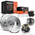 Drilled Brake Rotors & Pads Set for Nissan Murano (2005–2007)