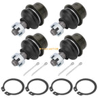 Set of 4 Upper Ball Joints for Suzuki Quadsport 400 LT-Z400 (2003–2009, 2012–2014)