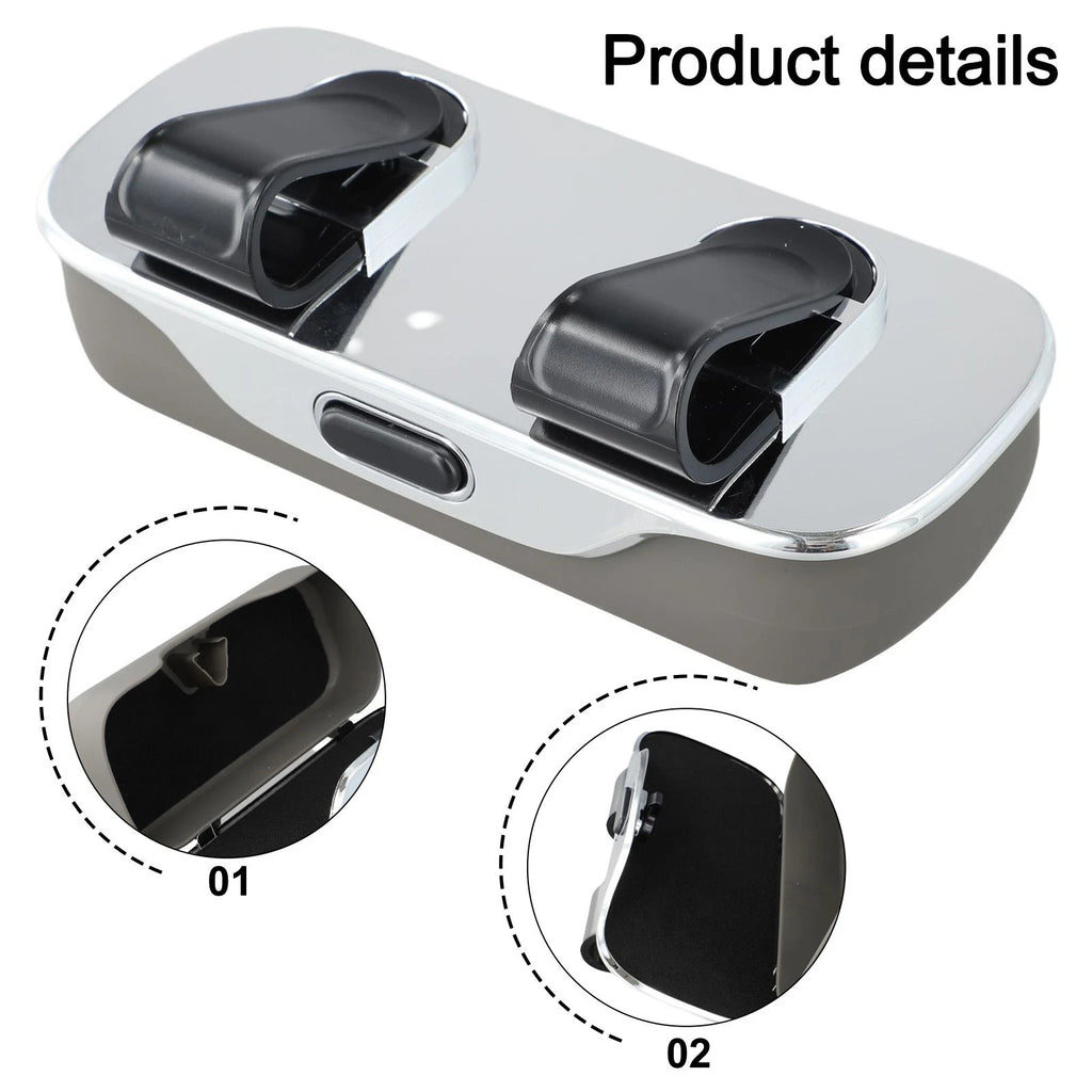 Portable sunglasses case for car - ABS material
