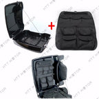 Unpainted Tour Pak Trunk w/ Lock & Lid Organizer for Harley Touring (1997–2008)