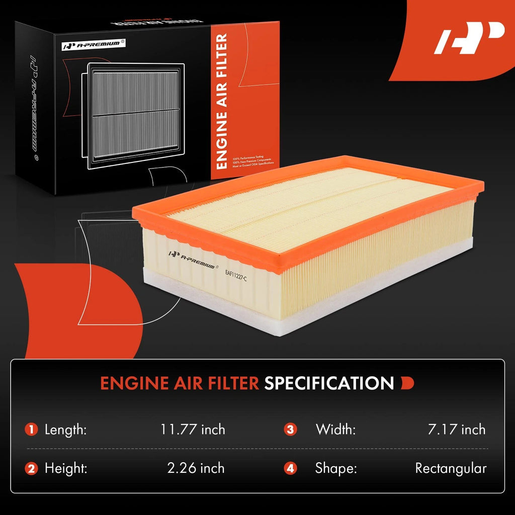 2X Engine Air Filter for Chevrolet Impala (2012-2013)