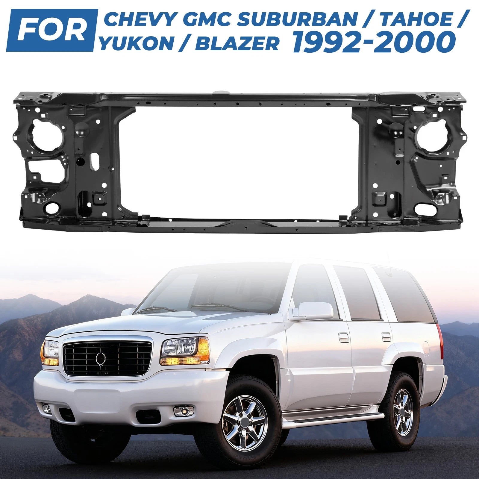 Radiator Support Core for Chevy GMC Suburban 1500/Tahoe/Yukon (1992–2000) #15149286